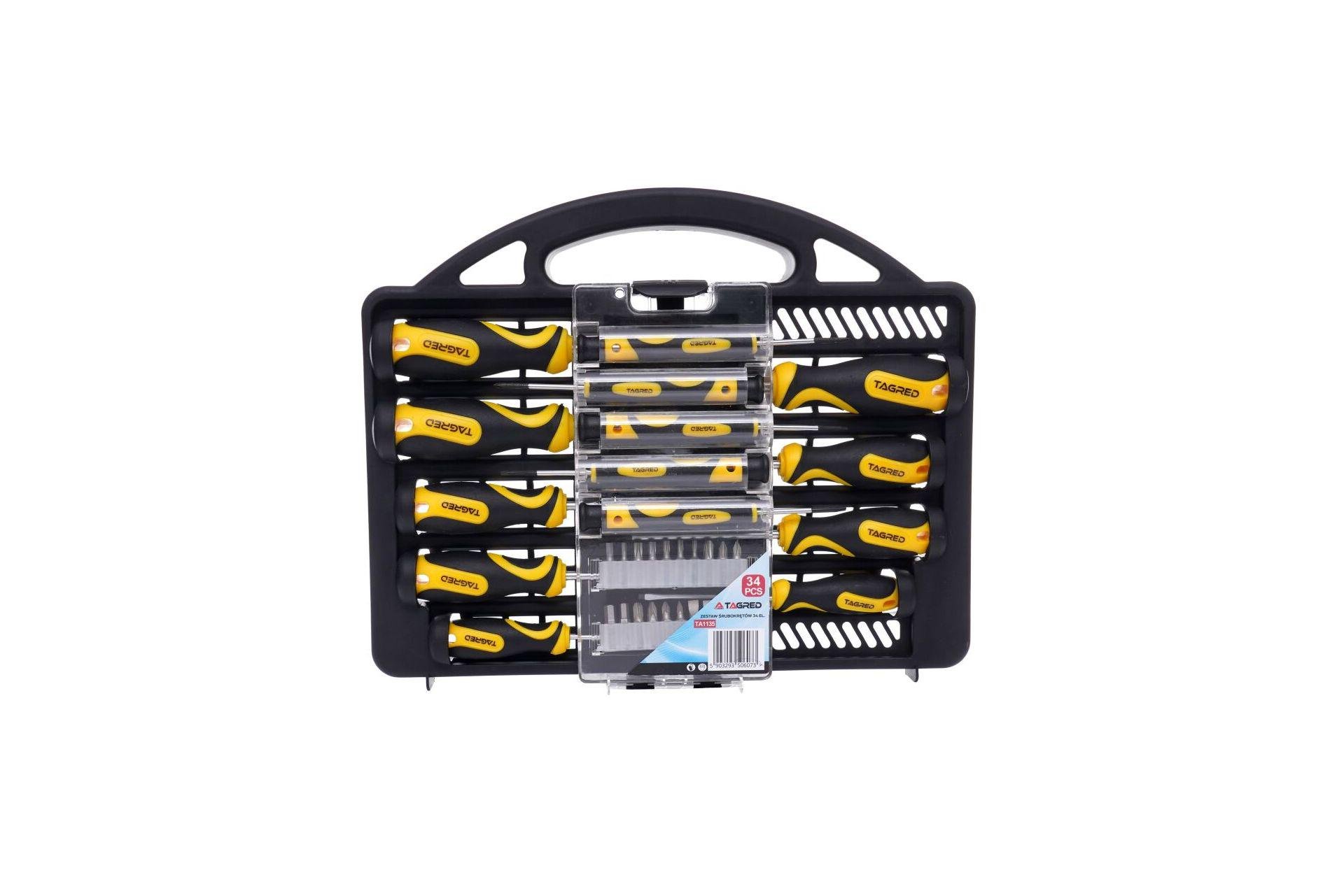 Набір викруток і бітів Tagred TA1135 34 шт. (12966378)