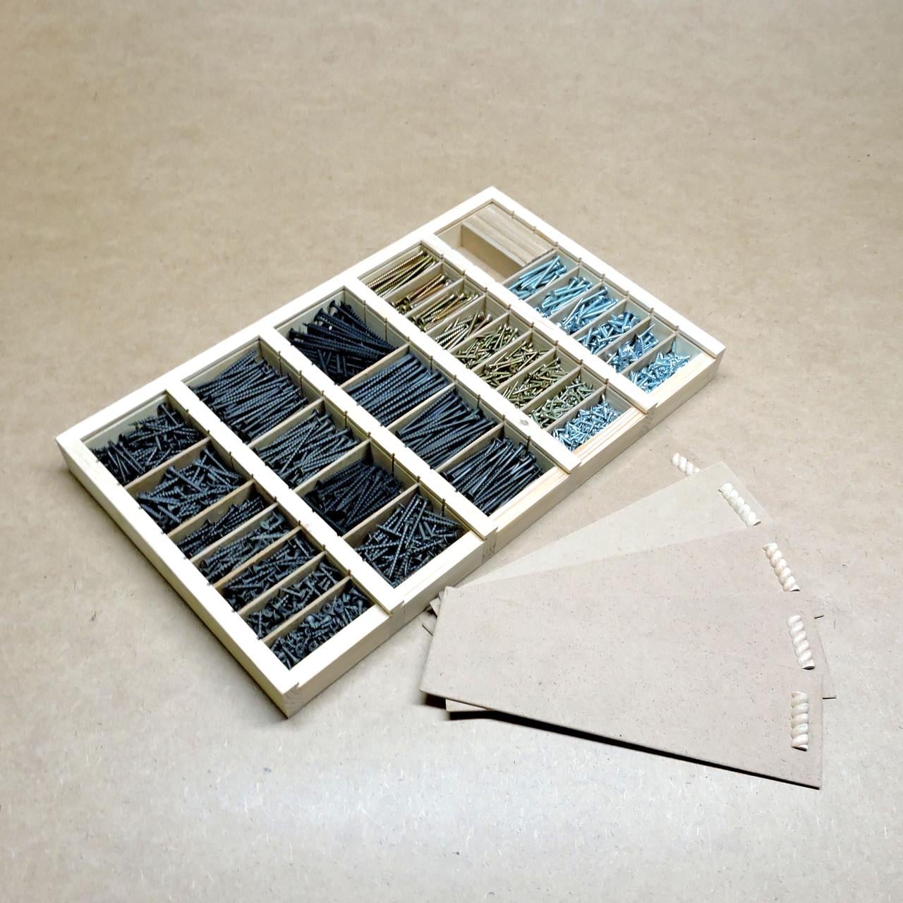 Набор саморезов 5х по дереву 2465 шт. (НБМ-000101)