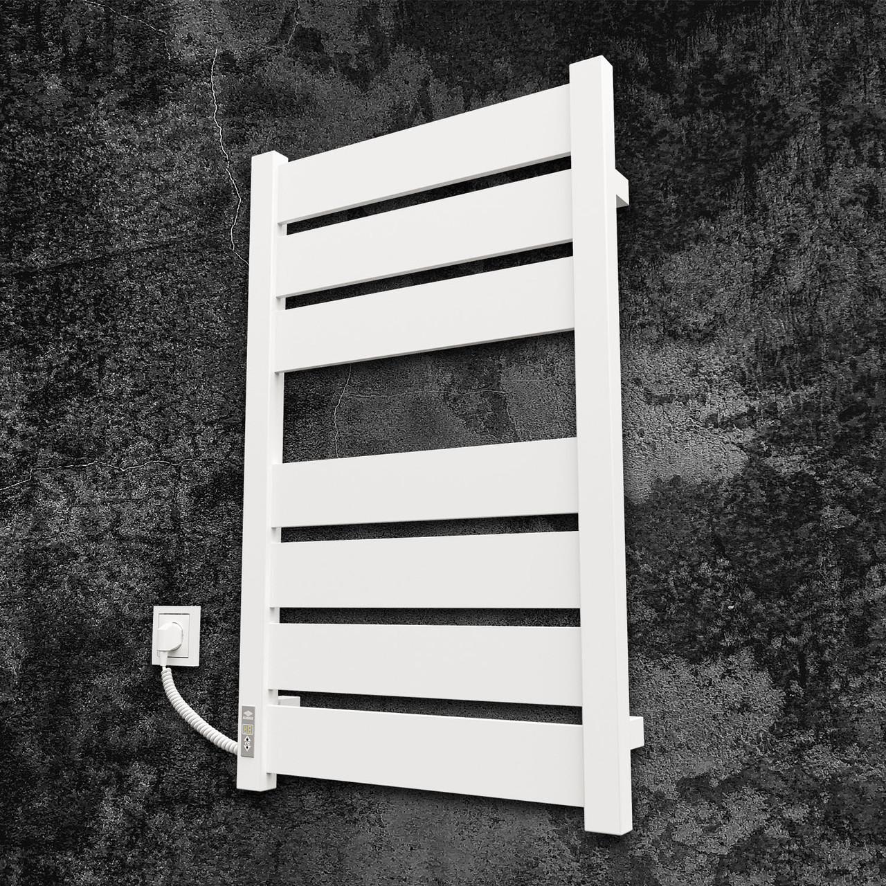 Полотенцесушитель Kosser Волс 800х500 мм EL с таймером Белый (ДВЛ01ELW)