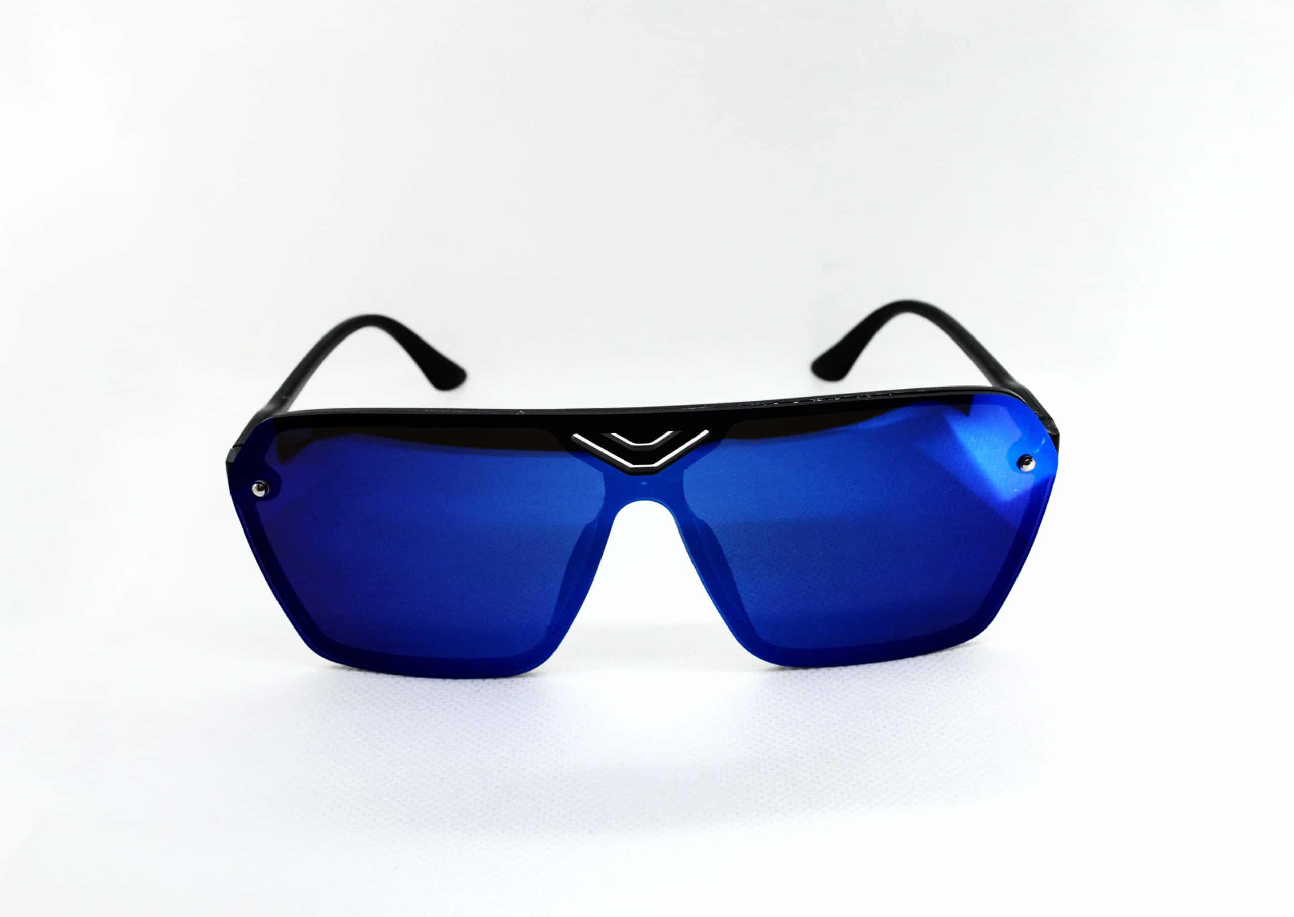 Очки-маска солнцезащитные Синий (Р-1)