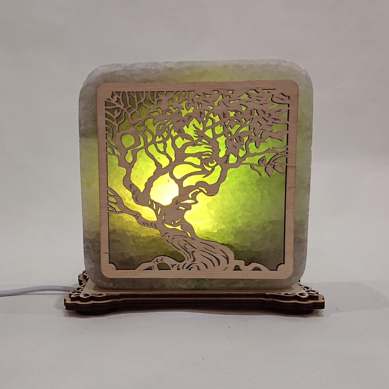Соляной светильник Дерево (k-0006-g)