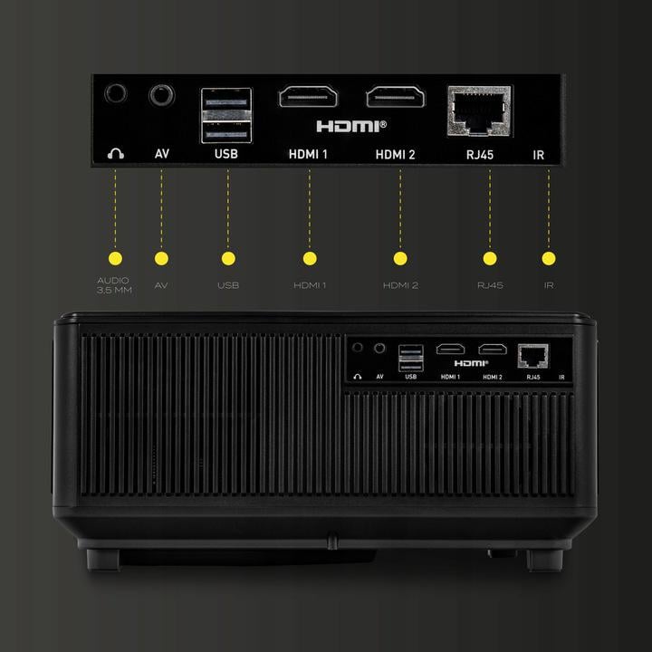 Проектор Overmax Multipic 6.1 smart Wi-Fi FullHD 4K Android 7000Lm - фото 7 Проектор Overmax Multipic 6.1 smart Wi-Fi FullHD 4K Android 7000Lm - фото 7