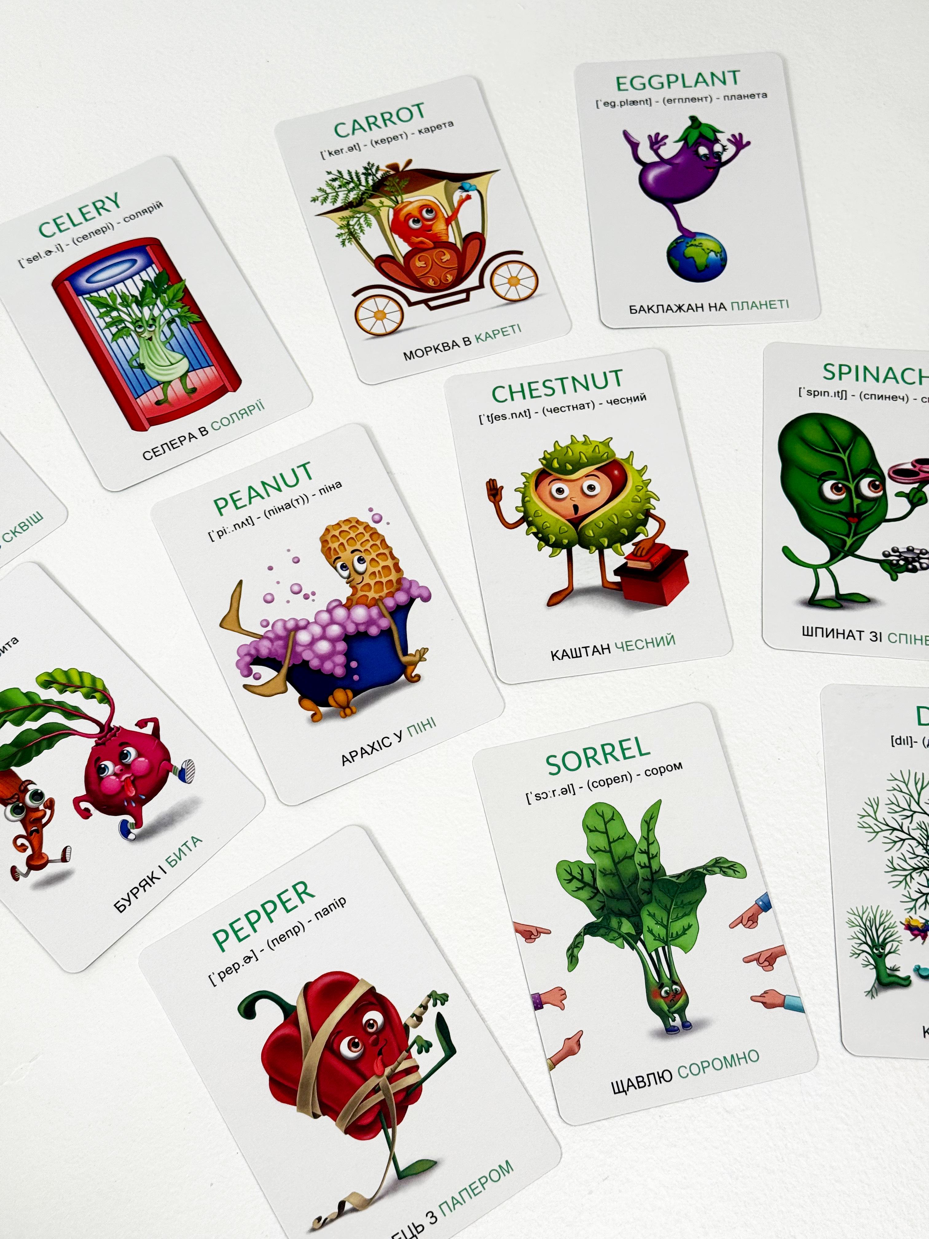 Мнемокарты EasyLearn Выпуск 2 Плоды и овощи (EL-FV1) - фото 7