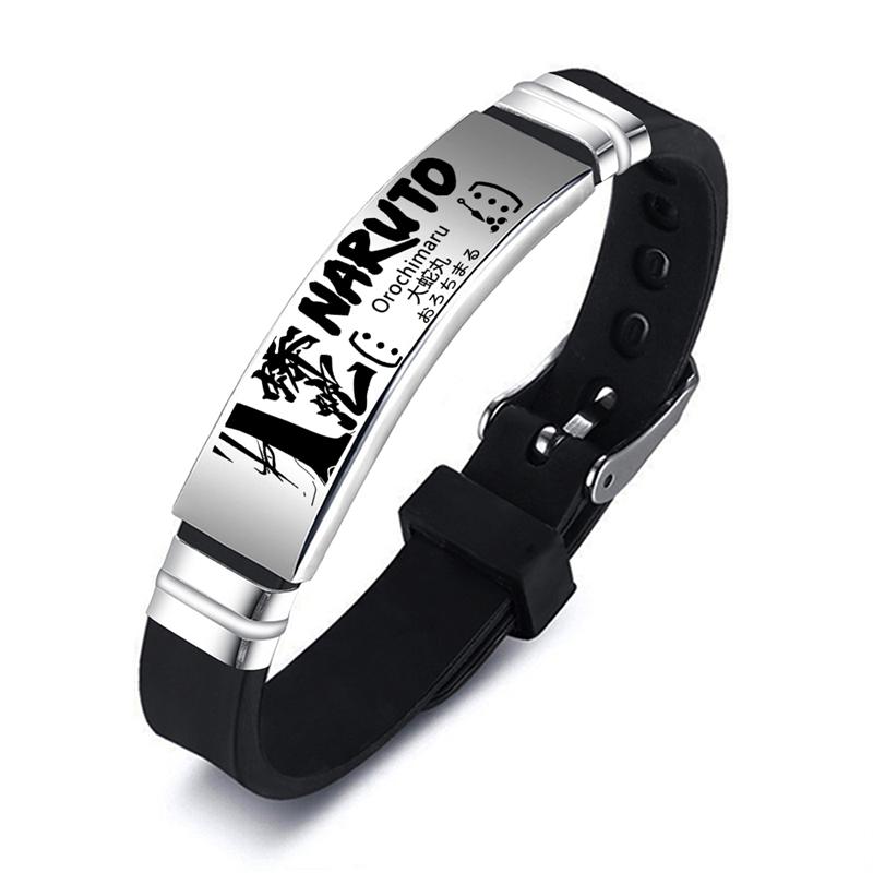Браслет Orochimaru из медицинской стали на силиконовом ремешке 20 см (BSS-102)