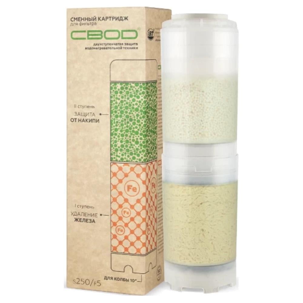 Картридж для фильтров воды СВОД AS S250/F5 Обезжелезивание (AKD46750)
