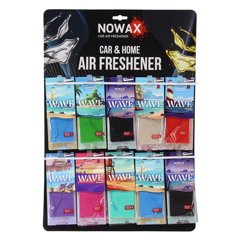 Планшет MIX полимерных ароматизаторов Nowax серия Wave 30шт