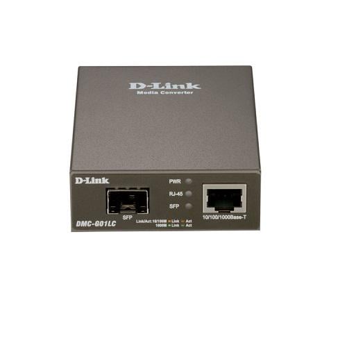 Медіаконвертер для розширення мережі D-Link Ethernet 1xGE/1xSFP (DMC-G01LC)