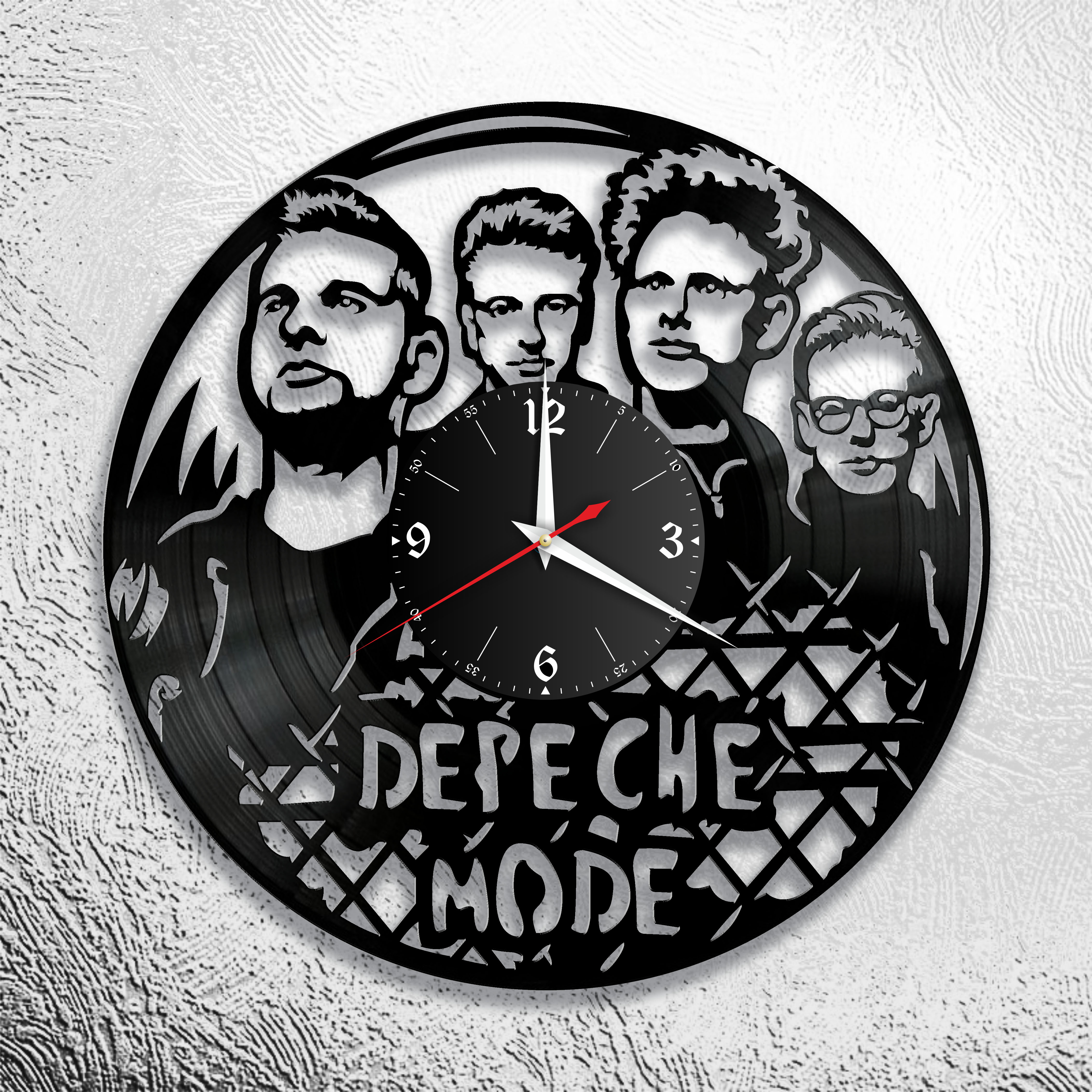 Часы настенные Depeche Mode 0650 из виниловой пластинки