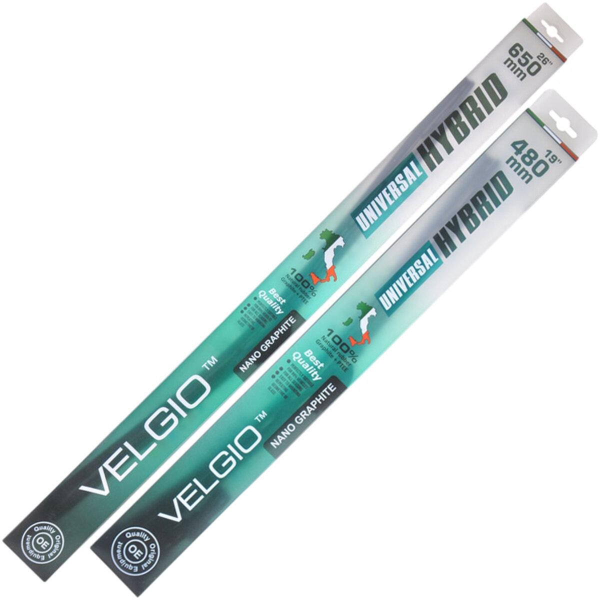 Комплект щеток стеклоочистителей Velgio Hybrid для BMW 5 Series 2017-2023 бескаркасные (sk_90)