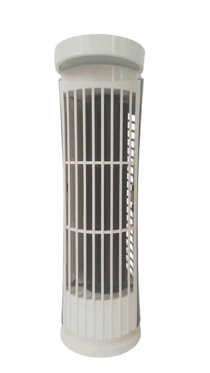 Вентилятор колонный беслопастный от USB Белый 27 см (ME1029)