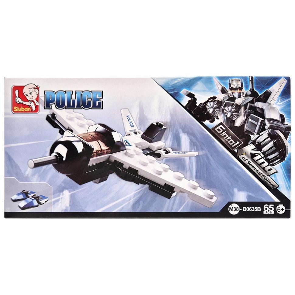 Конструктор детский Sluban M38-B0635-2 Полицейская серия 65 деталей (50845)