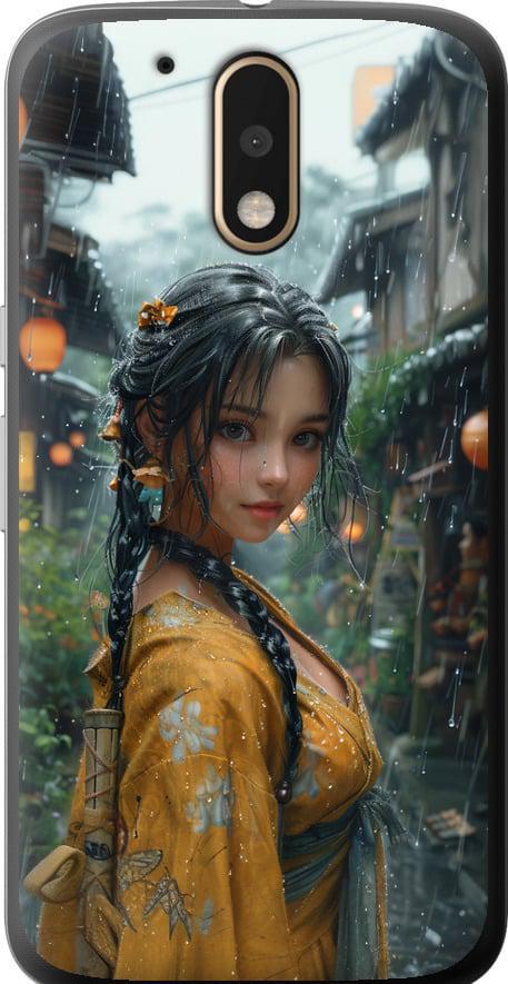 Чехол на Motorola MOTO G4 PLUS Anime-girl (6133t-953-42517)