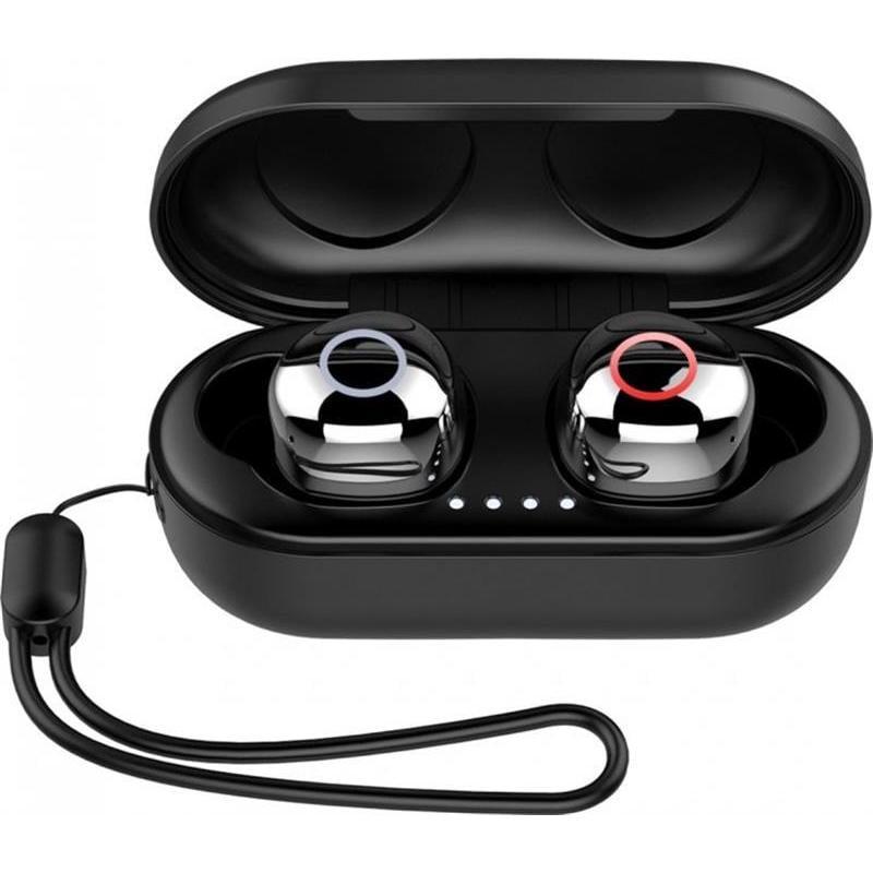 Навушники бездротові Pixus Storm TWS Bluetooth 5.0 300 mAh Black (25815389)