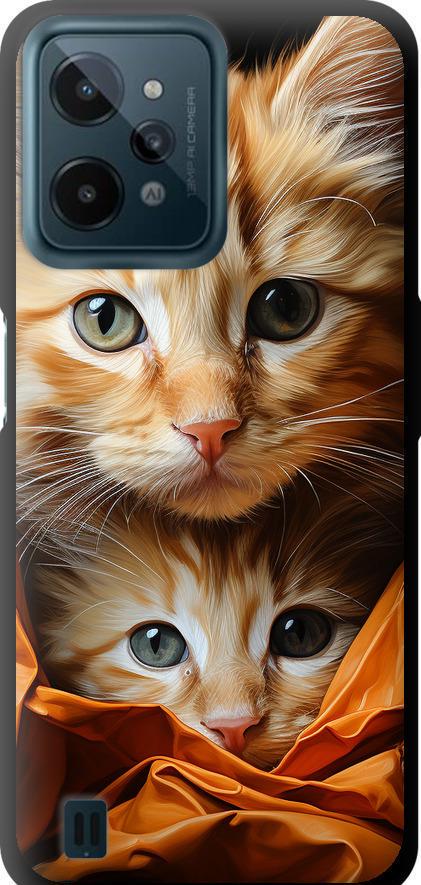 Чехол на Realme C31 Котики 2 (5664b-2593-42517)