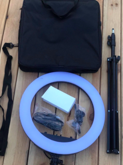 Кільцева професійна led лампа D45 см HQ18 з пультом (HQ 18-VP) - фото 2