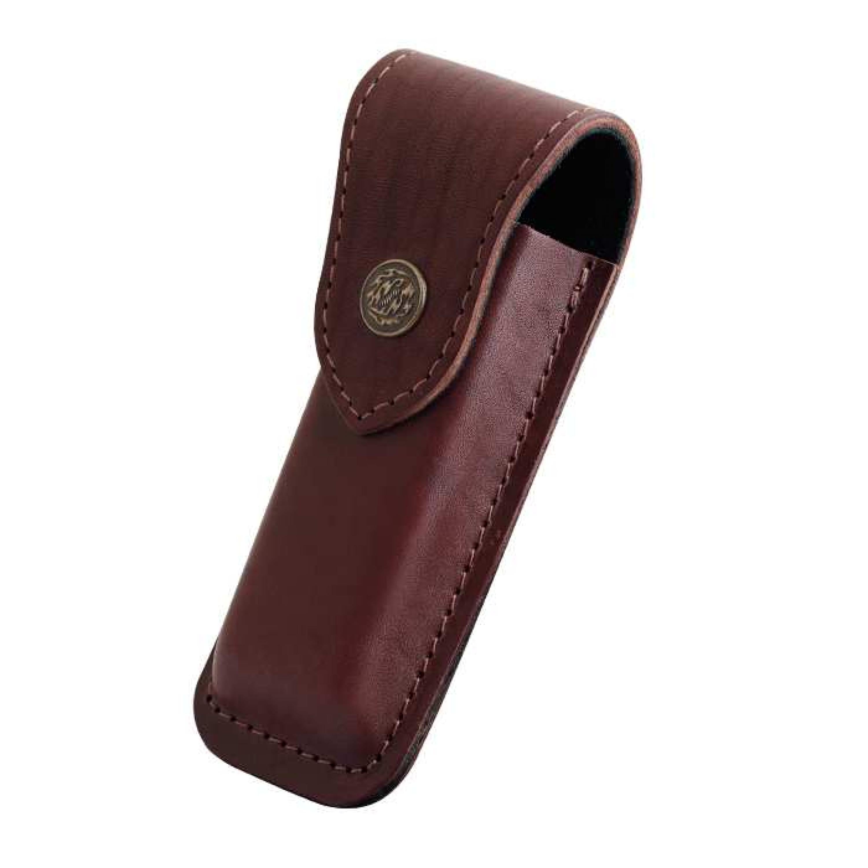 Чехол для ножа Grand Way натуральна шкіра на кнопці XXL Коричневий (291GW)