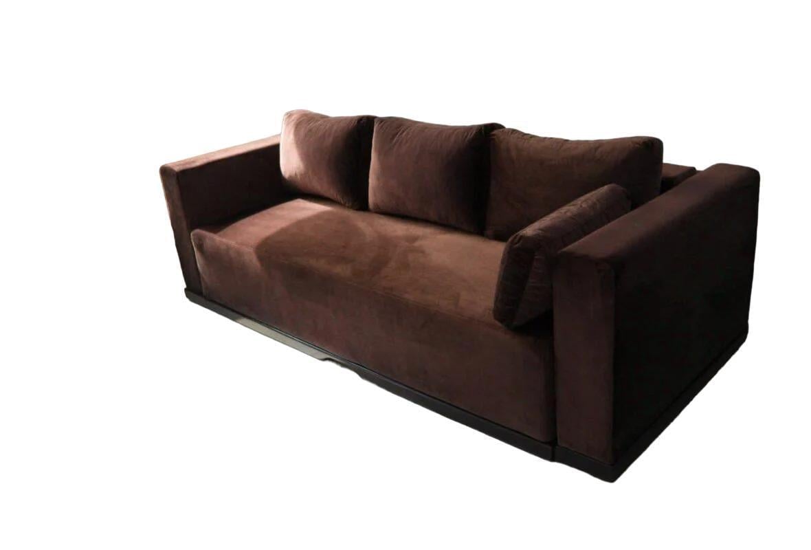 Диван раскладной Шик Галичина Маркус ортопедический Коричневый