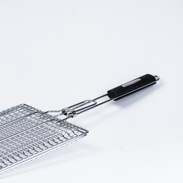 Решітка для гриля та барбекю плоска Grill прямокутна нержавіюча сталь 24х24 см (HP455RESH) - фото 4 Решітка для гриля та барбекю плоска Grill прямокутна нержавіюча сталь 24х24 см (HP455RESH) - фото 4