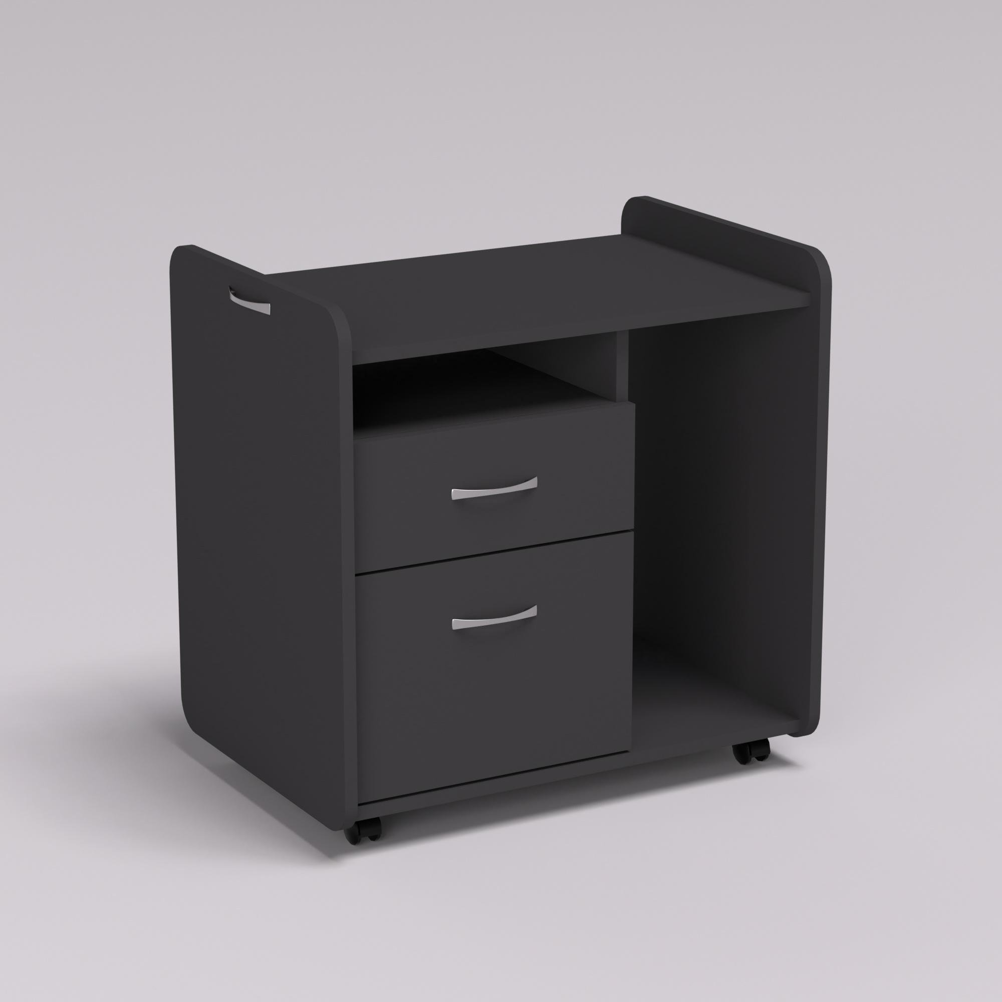 Тумба офисная Континент ТМО-2 650х450х612 мм Антрацитовый (23101) Тумба офисная Континент ТМО-2 650х450х612 мм Антрацитовый (23101)