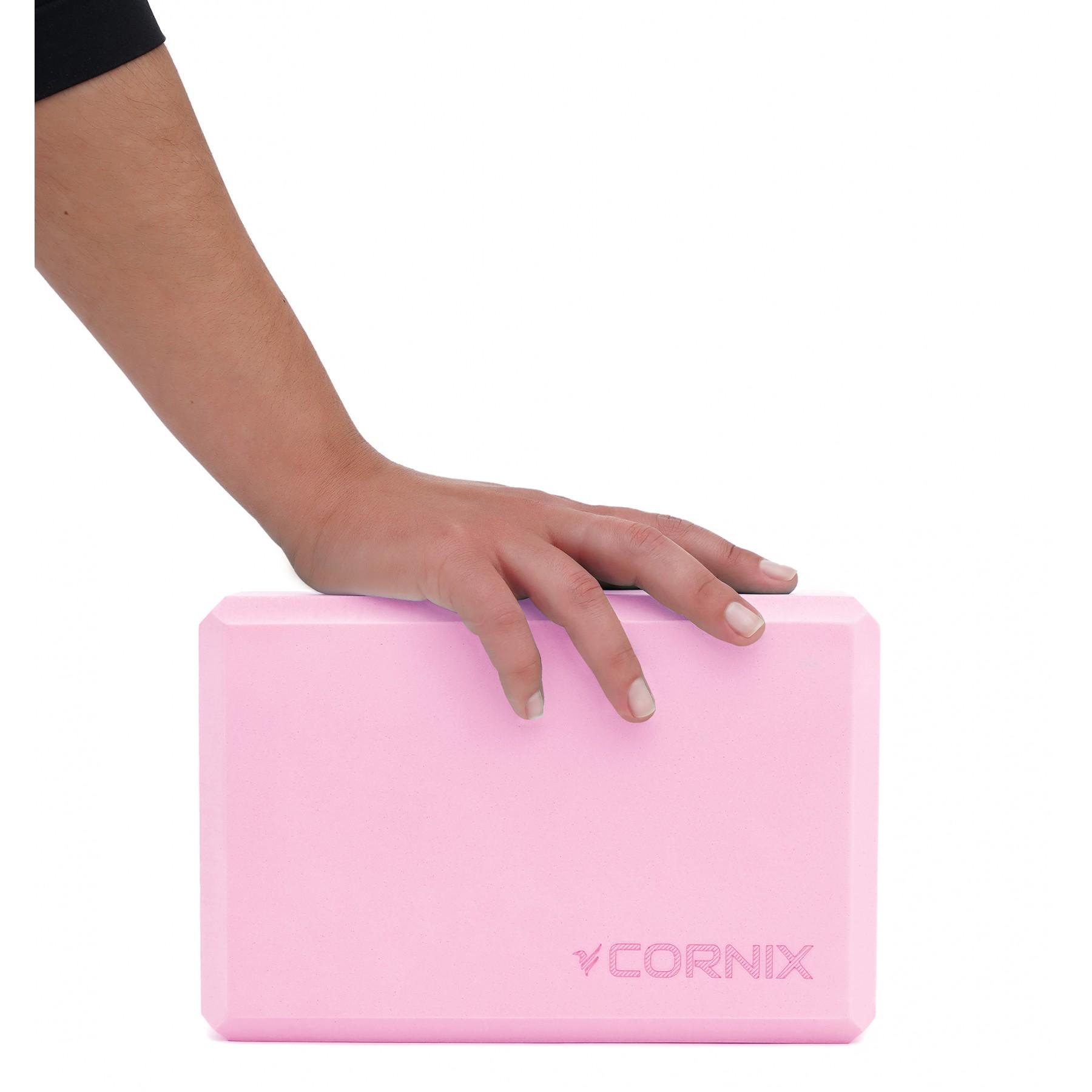 Блок для йоги Cornix EVA XR-0098 Pink (39253) - фото 3