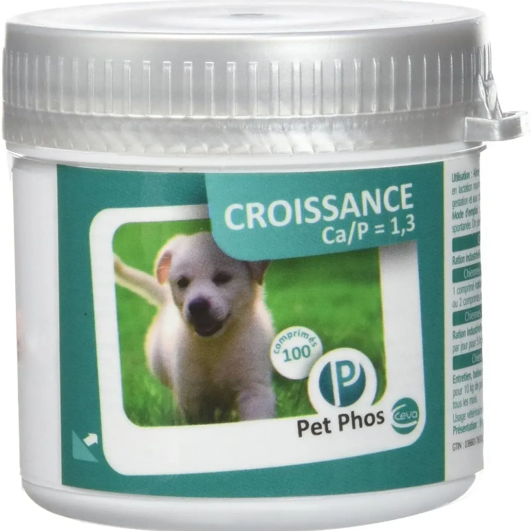 Вітаміни PET-PHOS CROISSANCE CA/P=1.3 100 таб.