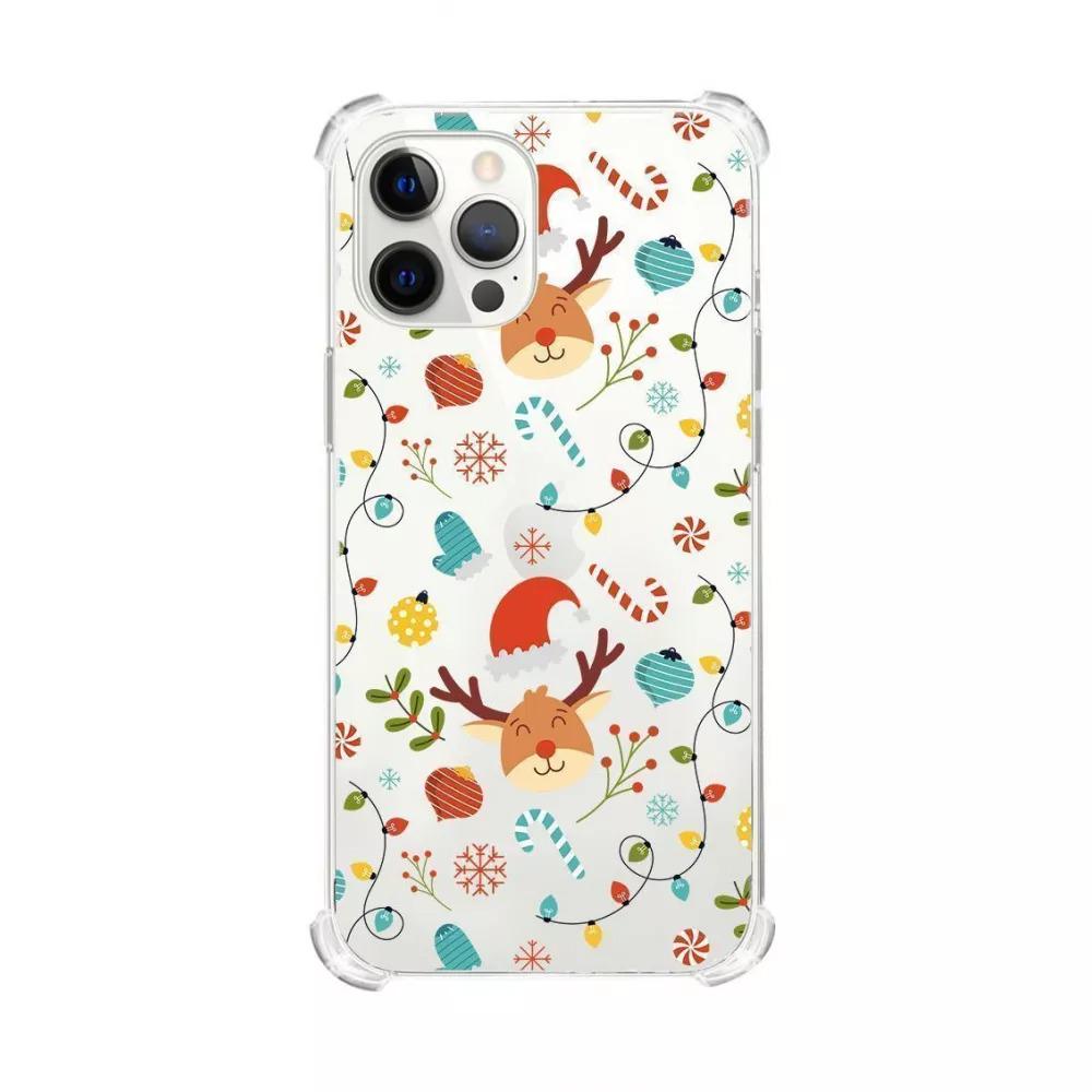 Чехол для телефона WAVE Christmas Holiday Clear Case iPhone 11 Christmas deer