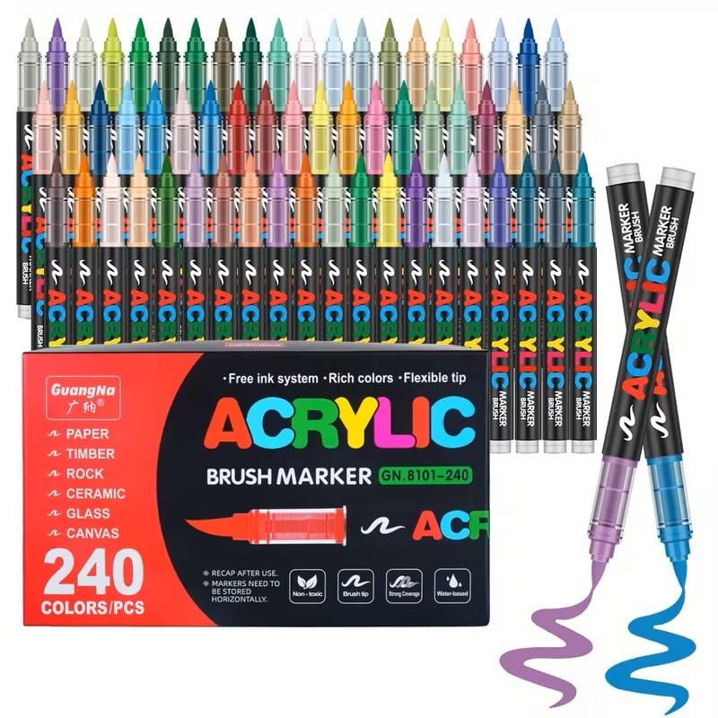 Маркер-кисть GuangNa Acrylic GN.8101 240 шт. (2710152196)