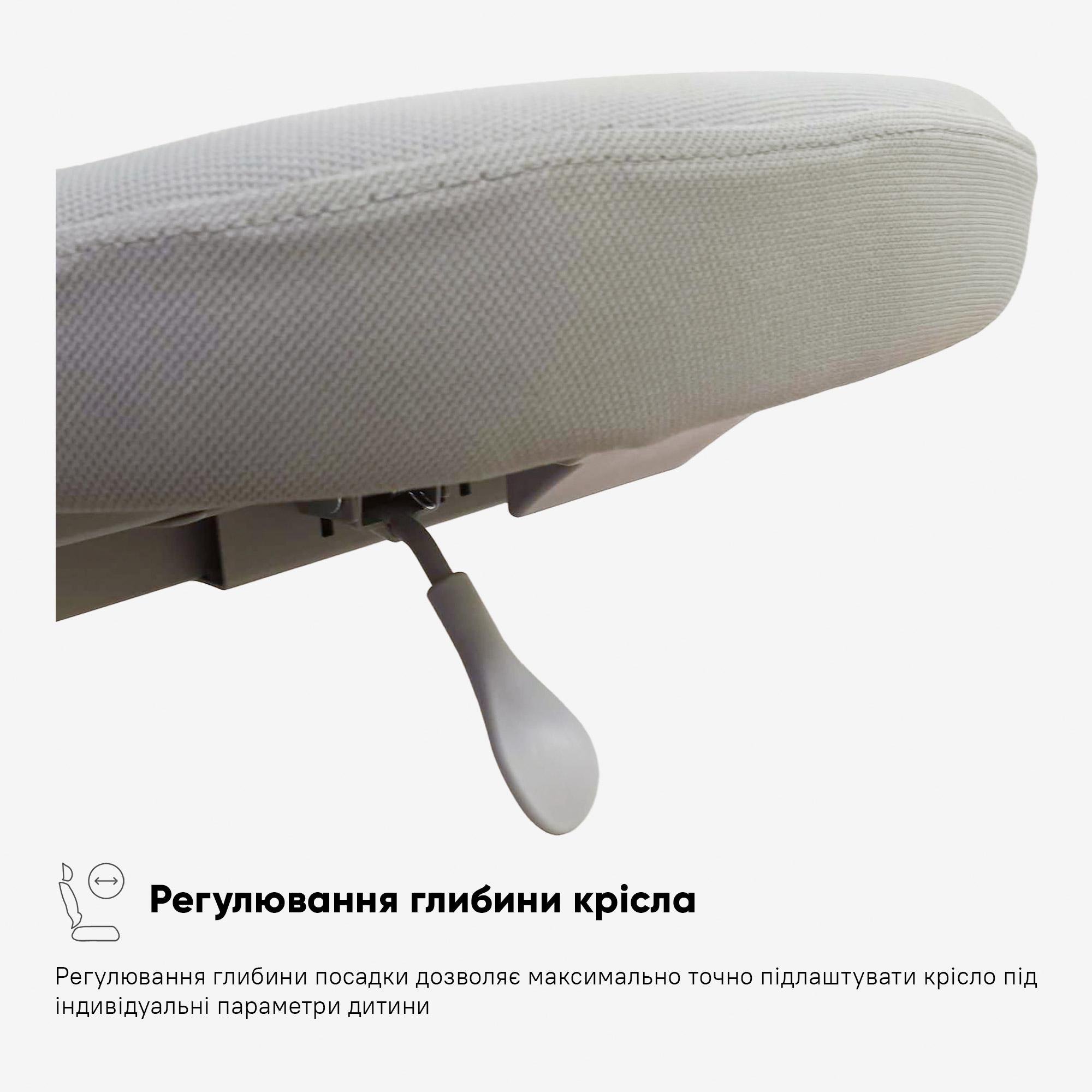 Кресло детское ErgoKids GT Y-402 ortopedic Серый (Y-402 G) - фото 4 Кресло детское ErgoKids GT Y-402 ortopedic Серый (Y-402 G) - фото 4