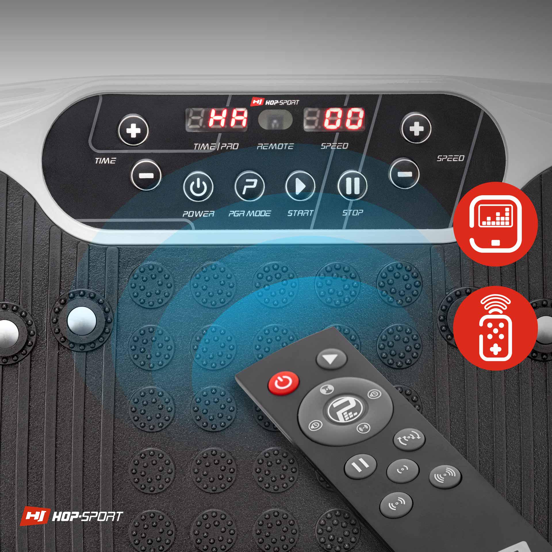 Віброплатформа Hop-Sport HS-040VS Cube Білий - фото 6