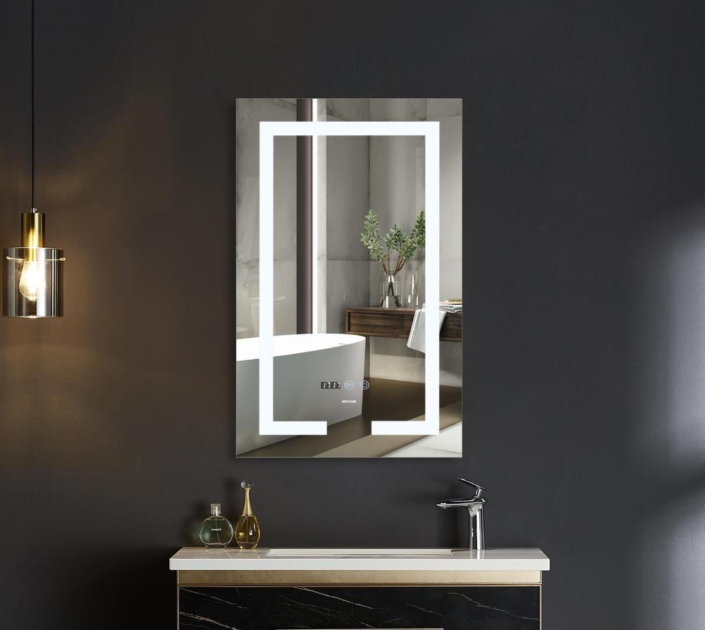 Дзеркало MIXXUS HARD MR06-50x80-CASE з LED Touch/Anti-fog з димером/регулюванням яскравості/годинником (MI6657) - фото 3
