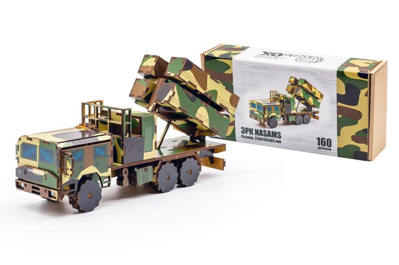 Конструктор деревянный 3D ЗРК НАСАМС (DN-160-02397) - фото 2 Конструктор деревянный 3D ЗРК НАСАМС (DN-160-02397) - фото 2