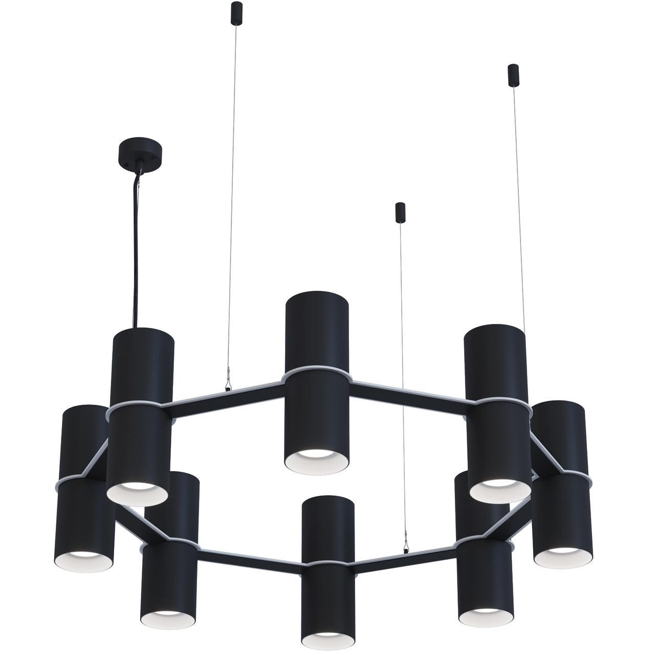 Люстра Pikart Lights Bino 16M 29198 Черный/Белый (1692308819)