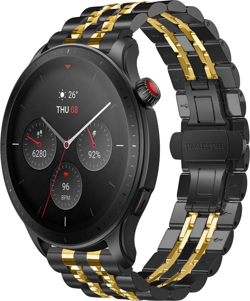 Браслет металлический Spinye Line для Amazfit GTR 4 (22 мм) Black Gold (31088-02)