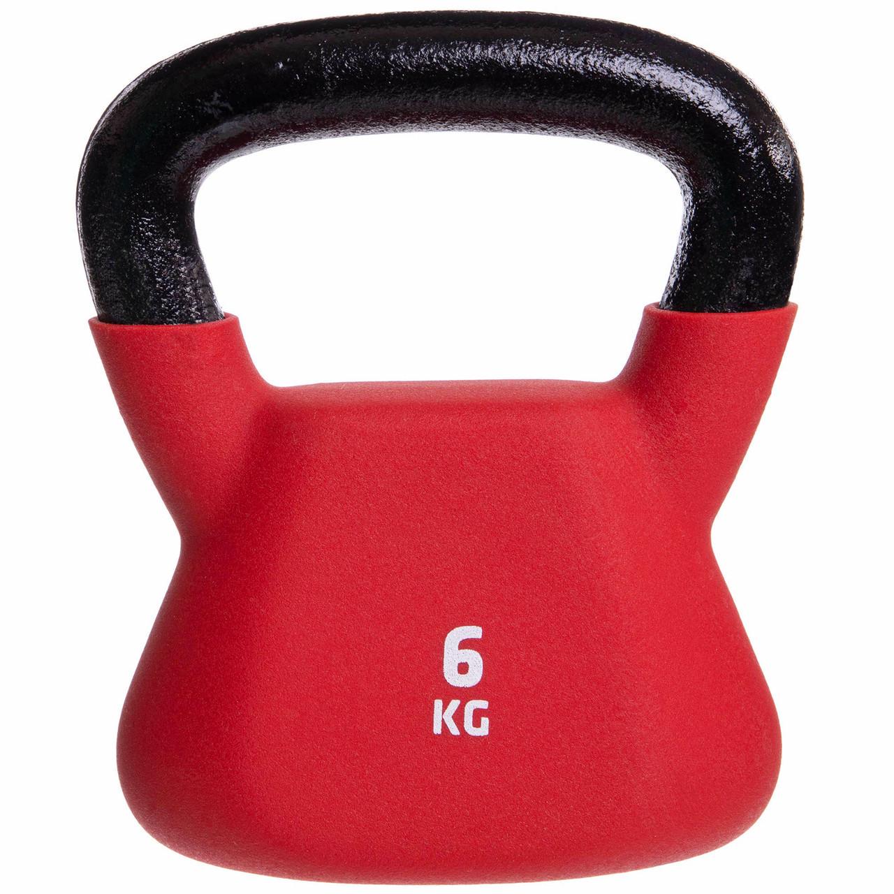 Гиря тренувальна цільна UFC UHA-69693 з PVC покриттям 6 кг (2532853947)