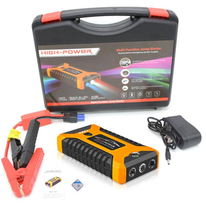 Пускозарядний автомобільний пристрій Jumpstarter 27JX 12В/2А з акумулятором на 99800mAh та ліхтарем (604e25f4) - фото 8