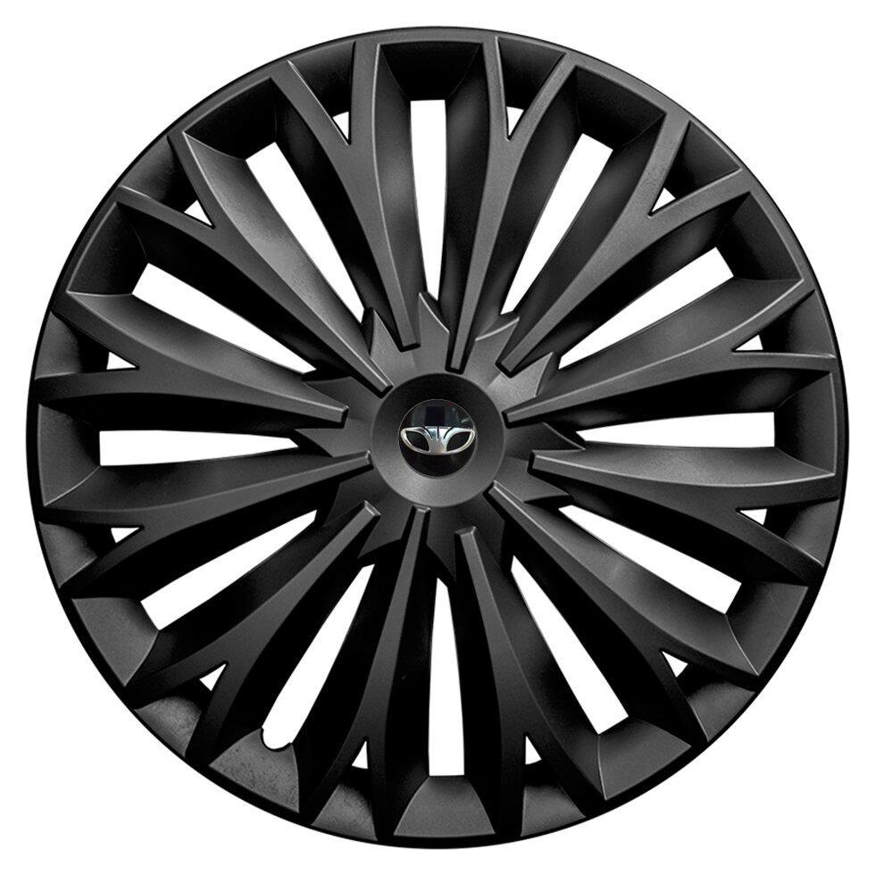 Комплект колпаков JAWOPLAST Sigma R15 для Daewoo 4 шт. Black (28434626)