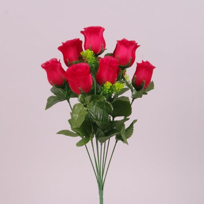 Букет троянд штучних Flora Червоний (73282)