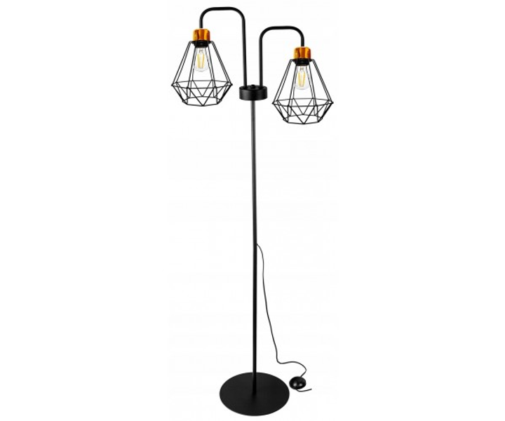 Торшер Bryant 2 Black/Copper (FL-0002970 M/BC) - фото 1 Торшер Bryant 2 Black/Copper (FL-0002970 M/BC) - фото 1