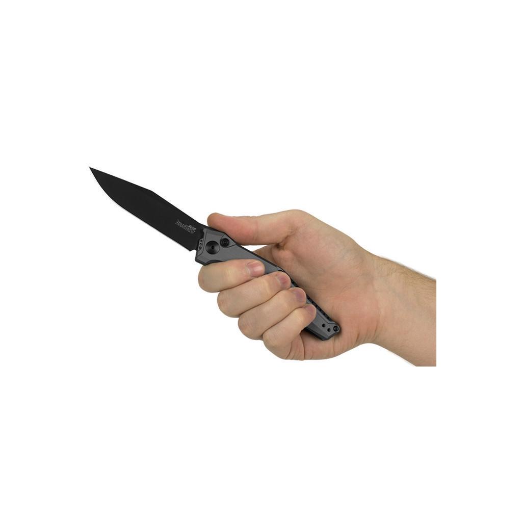 Ніж складаний мисливський Kershaw Launch 7 Сіро-чорний (m374650) - фото 3 Ніж складаний мисливський Kershaw Launch 7 Сіро-чорний (m374650) - фото 3