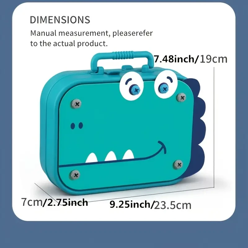 Конструктор-мозаика детский Дино 2D и 3D сборка в чемоданчике 351 элемент (2676779960) - фото 5 Конструктор-мозаика детский Дино 2D и 3D сборка в чемоданчике 351 элемент (2676779960) - фото 5