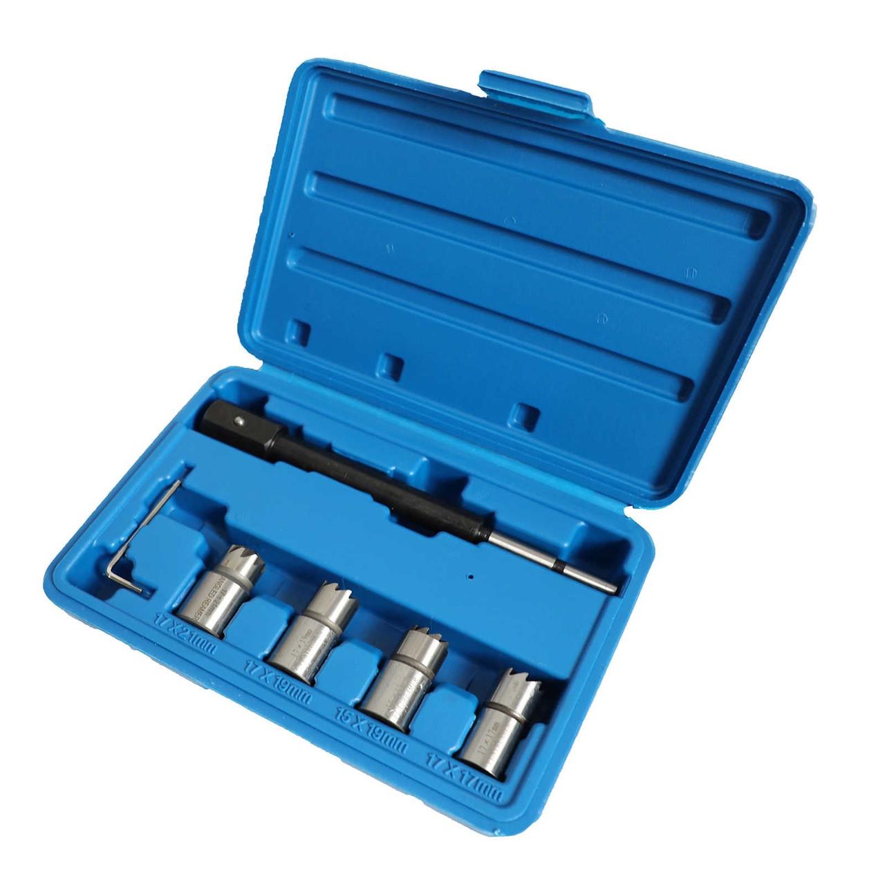 Набор фрез для очистки седел форсунок Rewolt 6 шт. (T2000)