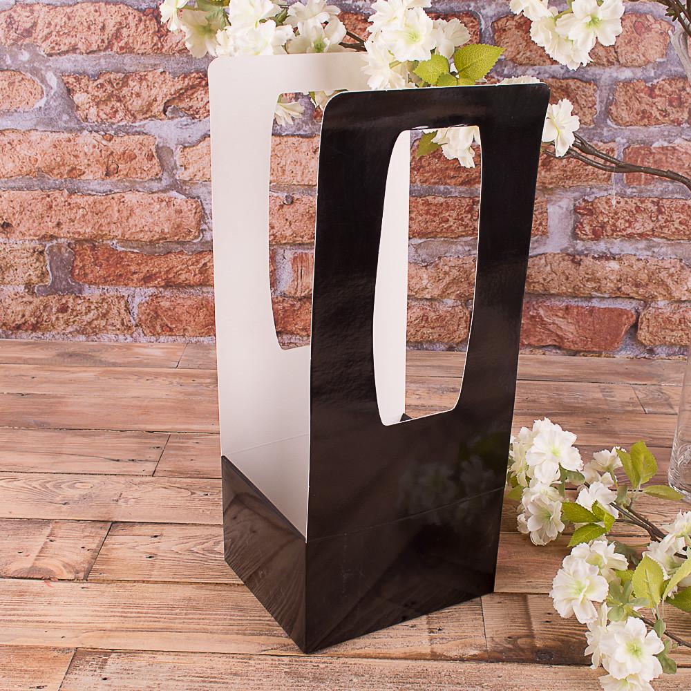 Пакет под цветы Черный (4273-4)