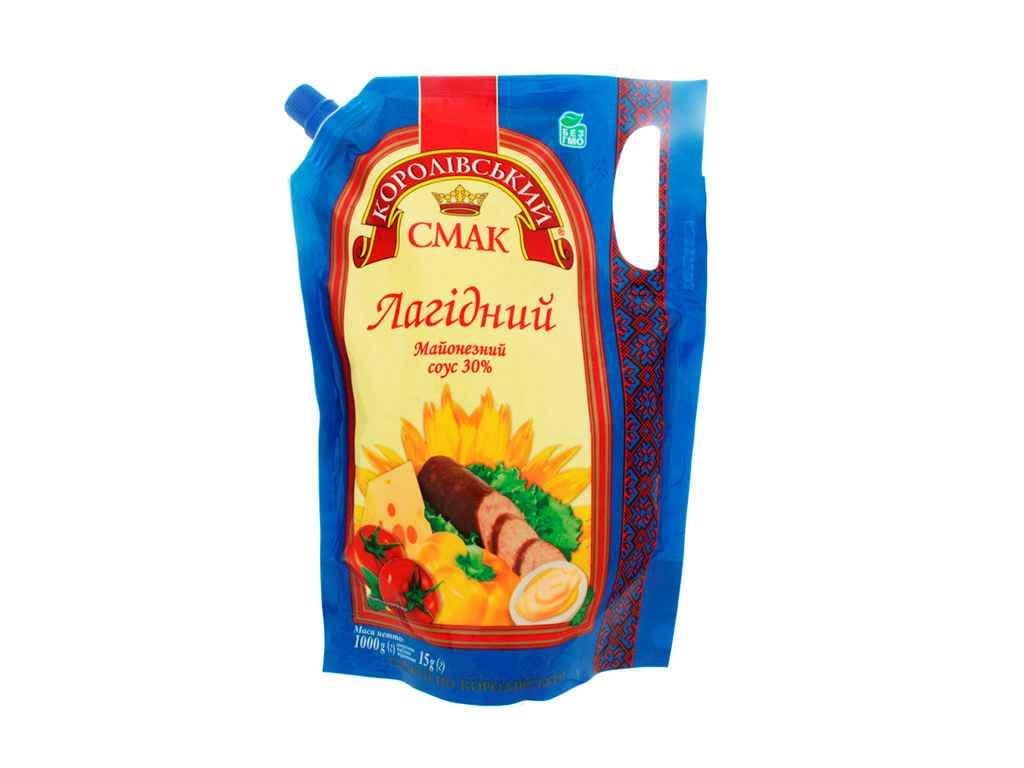 Майонез Королевский вкус Кроткий 30% со штуцером и ручкой 1 кг (785292)
