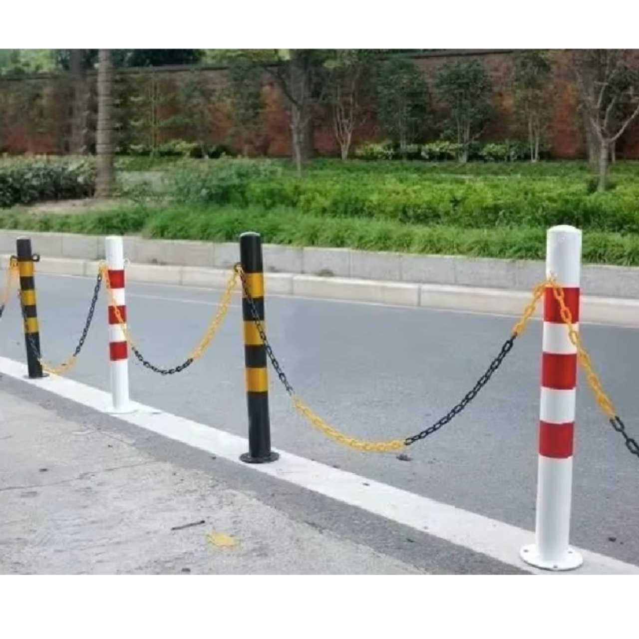 Ланцюг декоративний пластиковий 6 мм 25 м Жовто-чорний (Б408) - фото 5 Ланцюг декоративний пластиковий 6 мм 25 м Жовто-чорний (Б408) - фото 5