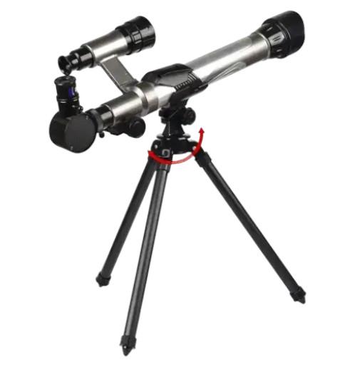 Игровой набор Chang Sheng Toys Telescope Celestial Body Accidence Телескоп 20х-30х-40х со съемными линзами и штативом Silver (G_С 2130) Игровой набор Chang Sheng Toys Telescope Celestial Body Accidence Телескоп 20х-30х-40х со съемными линзами и штативом Silver (G_С 2130)