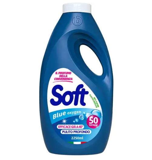 Гель для прання Soft Blue Oxygen з активним киснем 2250 мл (25898892)