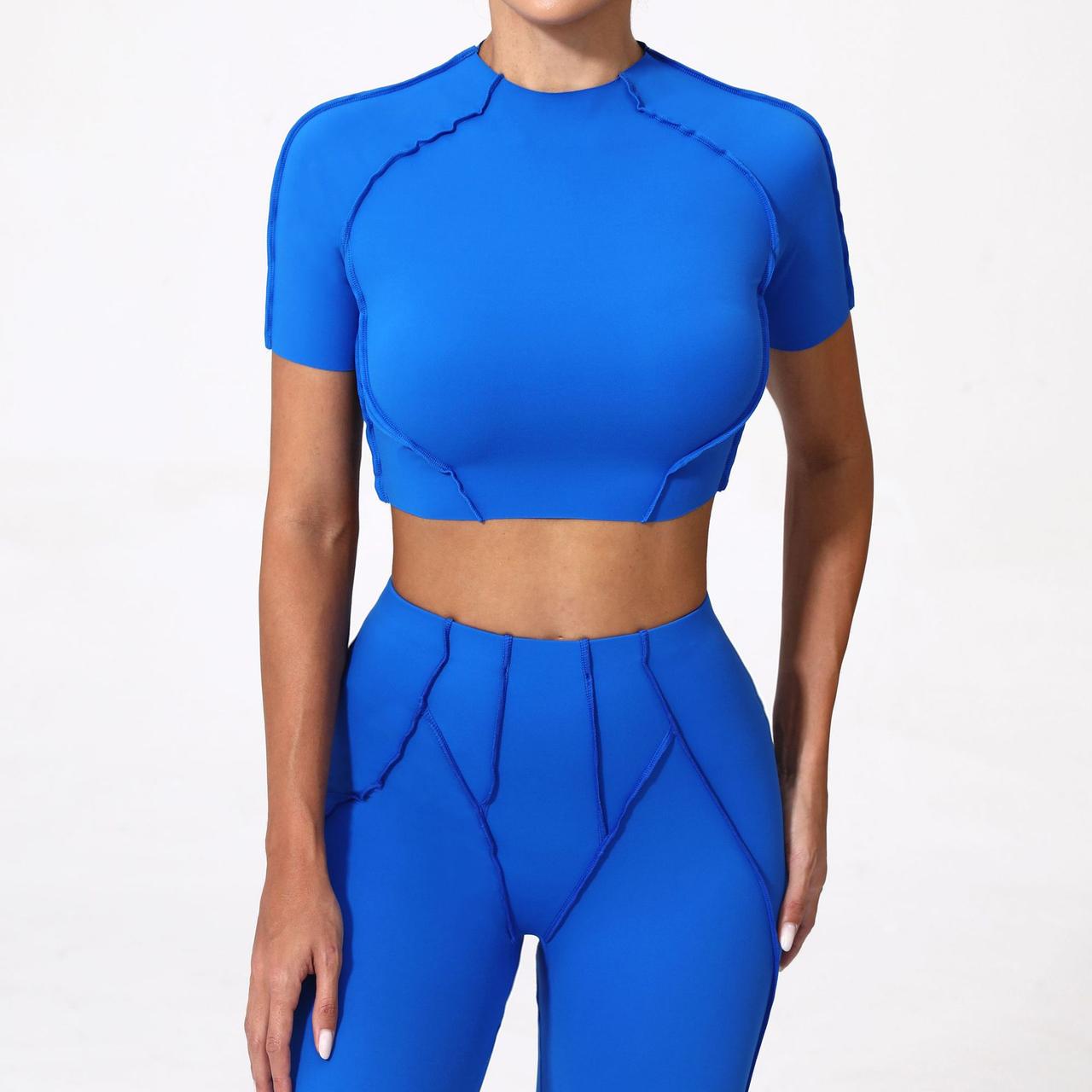 Топ-футболка со швами наружу M Электрик (RTX06M)