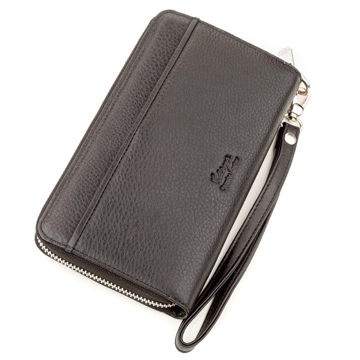 Портмоне Karya 17251 натуральная кожа Черный