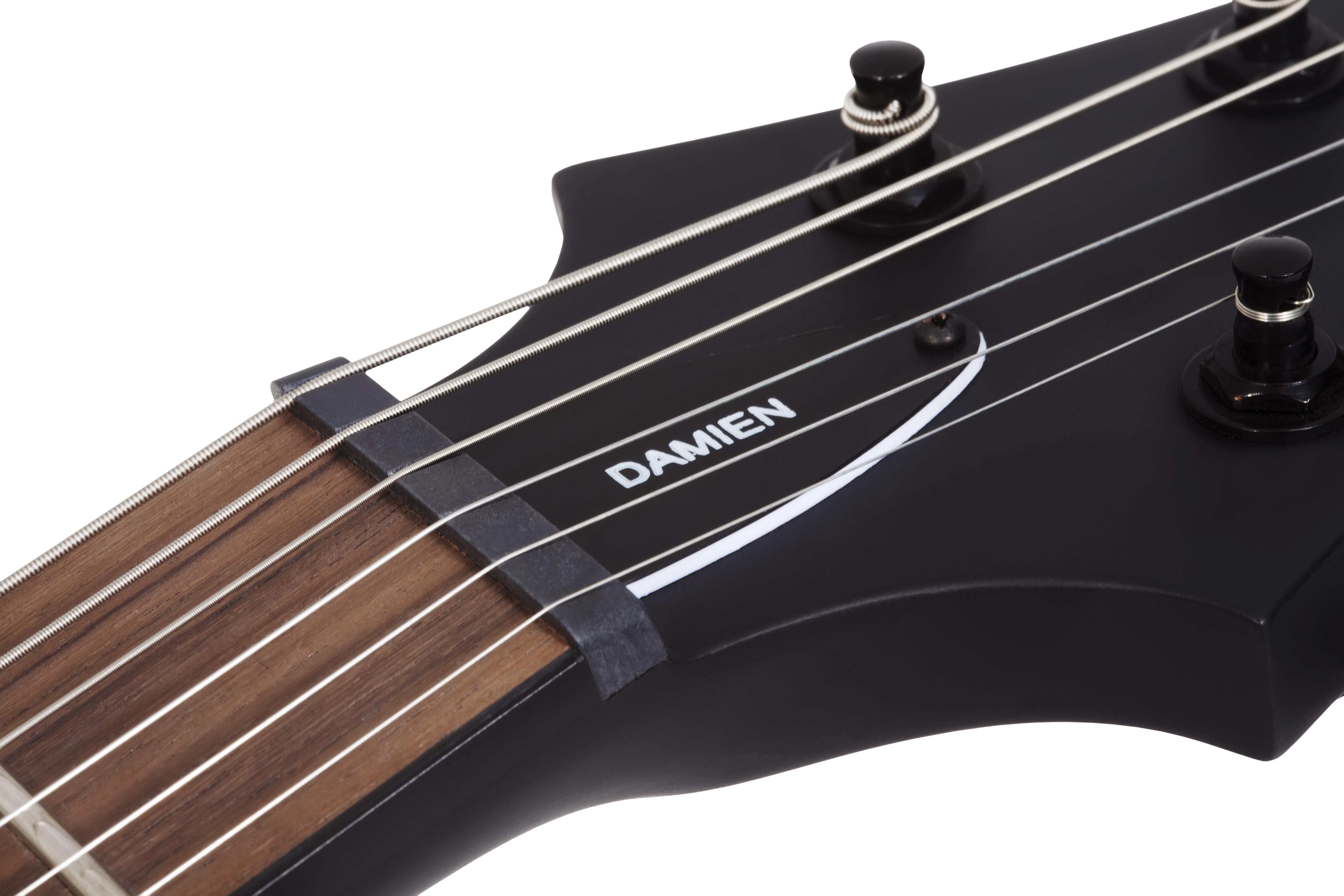 Электрогитара Schecter Damien-6 SBK - фото 11