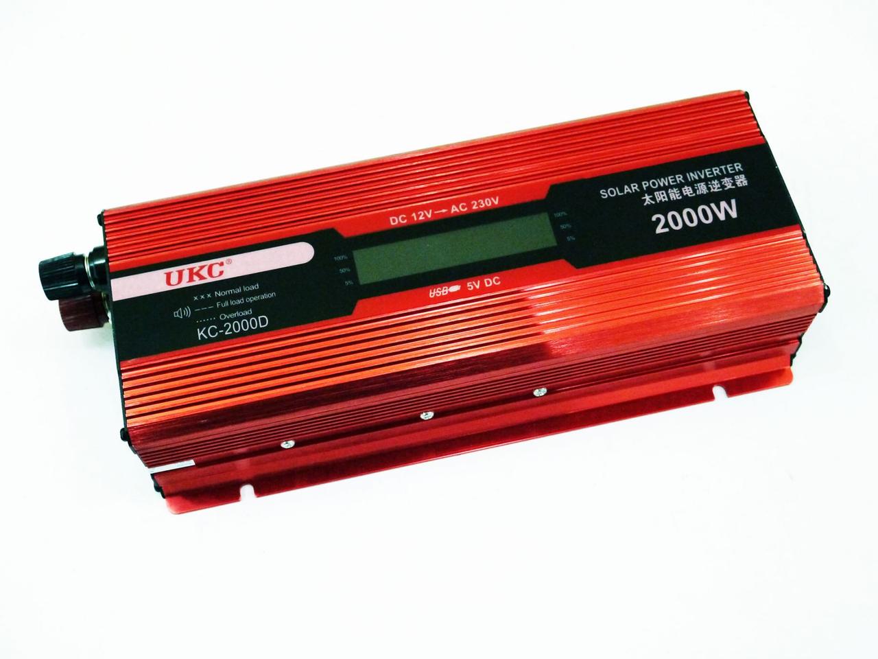 Инвертор автомобильный KC-2000D 2000 W (3739)